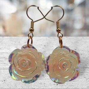 Handmade Elegant Rose Gold Earrings